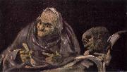 Francisco de Goya Two Women Eating France oil painting artist